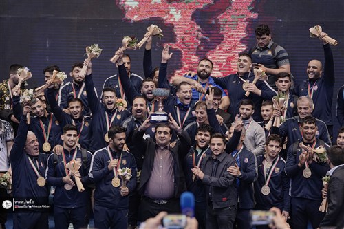 مرحله نیمه نهایی رقابت های لیگ برتر کشتی فرنگی باشگاه های کشور- جام یادگار امام (ره) (گزارش تصویری-3)